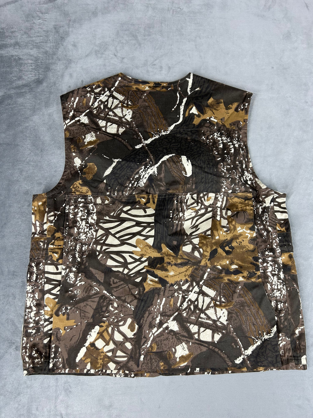 Gilet smanicato mimetico vintage – Uomo Taglia L