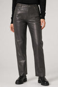 Pantaloni di pelle neri vintage – Donna Taglia M (IT 42)