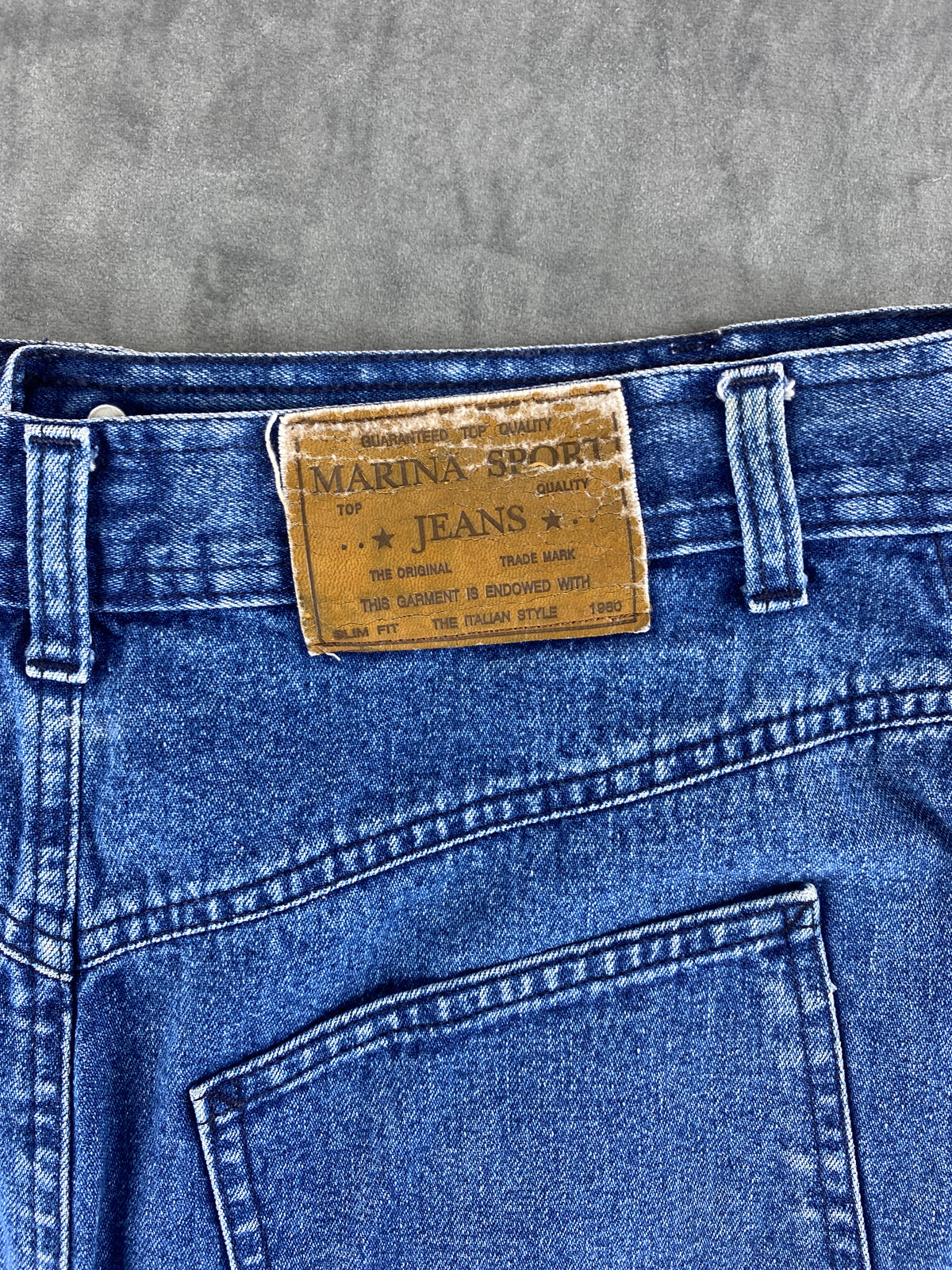 Gonna di jeans al ginocchio vintage – Donna Taglia L (IT 47)