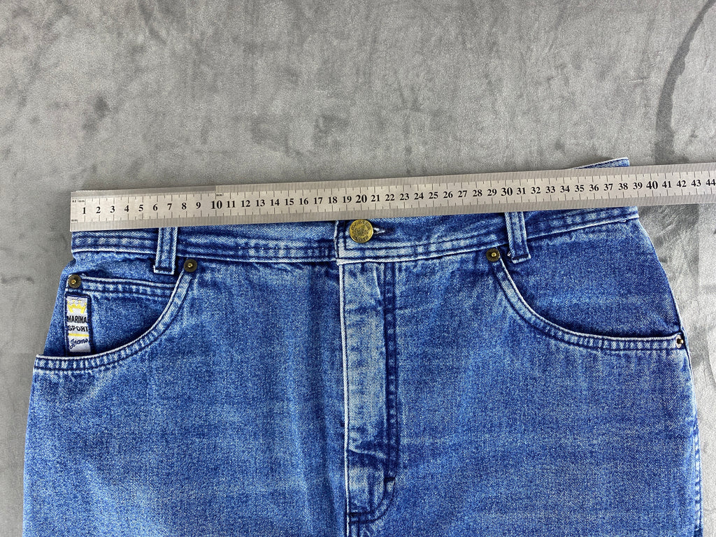Gonna di jeans al ginocchio vintage – Donna Taglia L (IT 47)