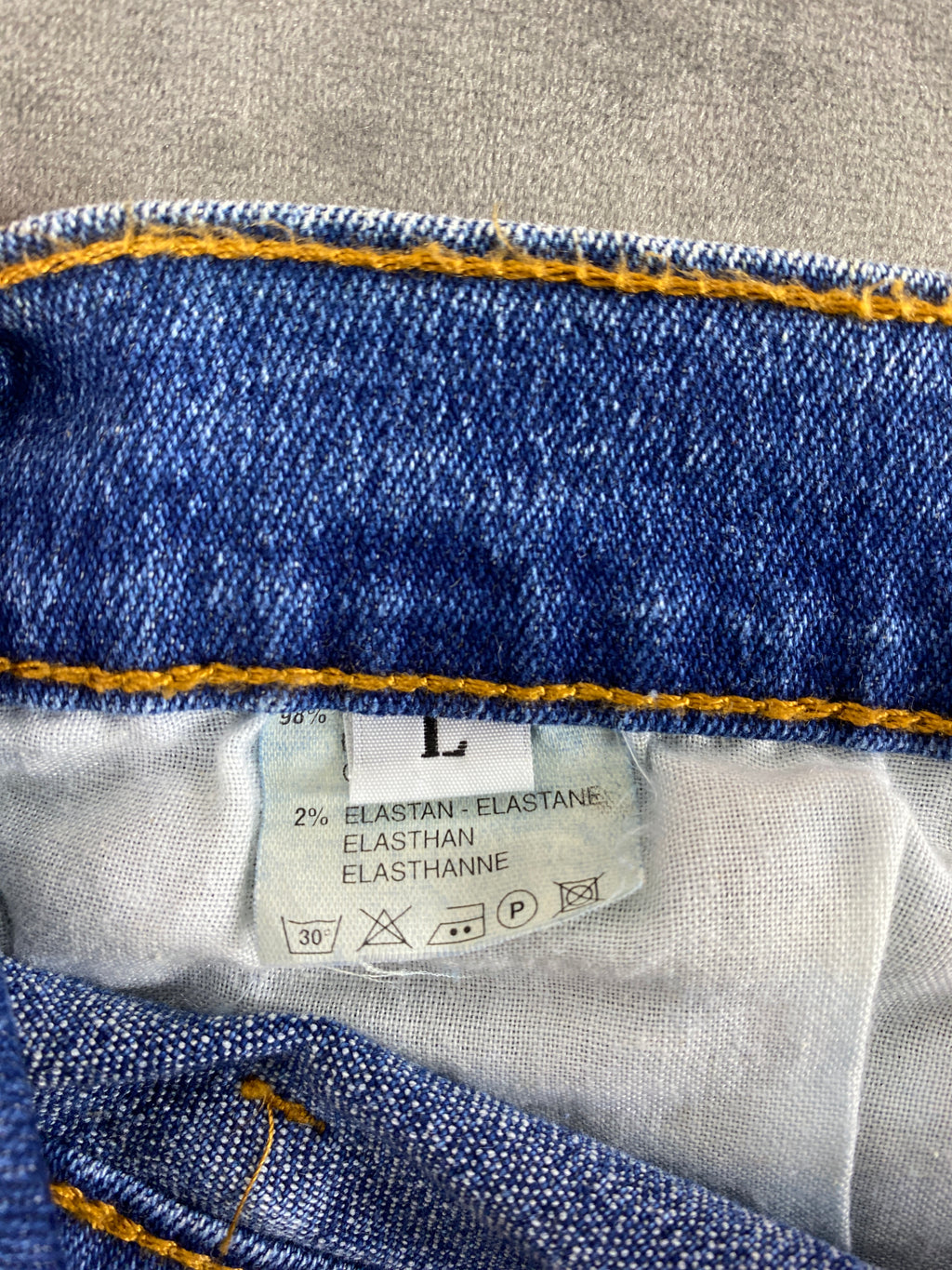 Minigonna di jeans vintage – Donna Taglia L