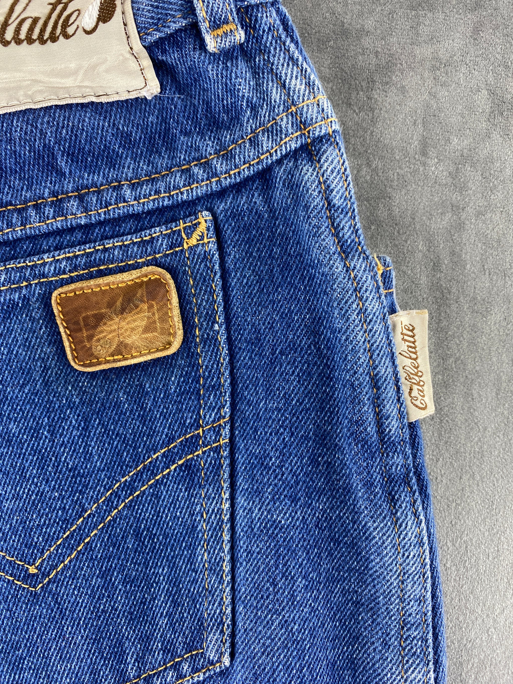 Gonna di jeans al ginocchio vintage – Donna Taglia M (IT 42)