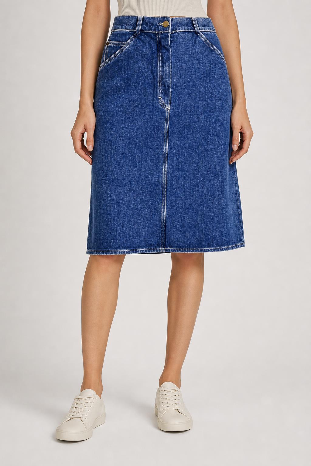 Gonna di jeans midi vintage – Donna Taglia S (IT 40)