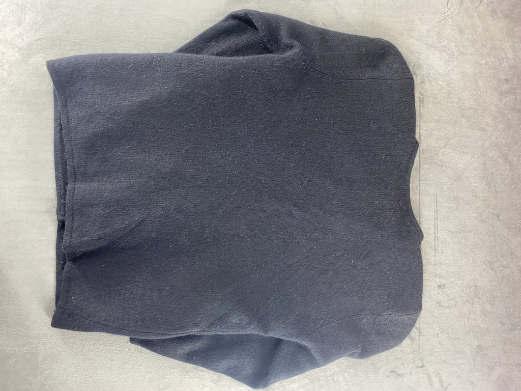 Cardigan in maglia grigio con ricami vintage – Donna Taglia M