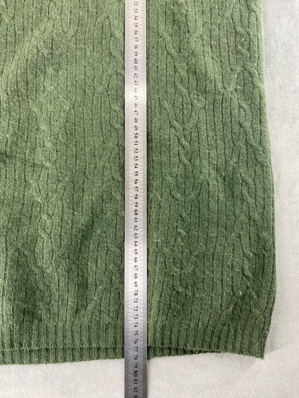 Dolcevita verde salvia a trecce Mabb vintage – Donna Taglia M (IT 42)
