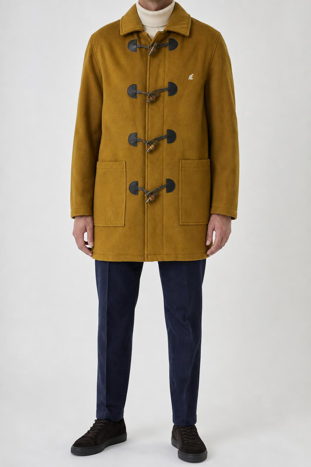 Montgomery in lana giallo senape North Pole Marina vintage – Uomo Taglia S