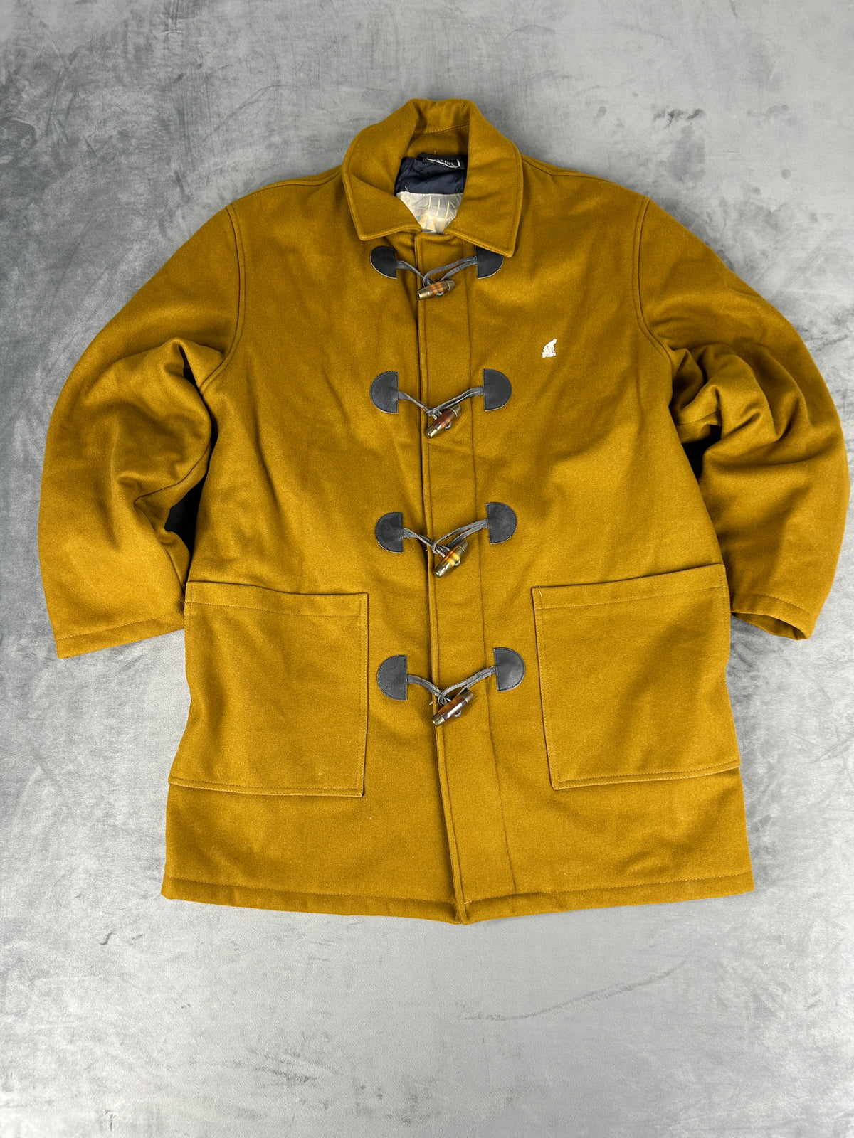Montgomery in lana giallo senape North Pole Marina vintage – Uomo Taglia S