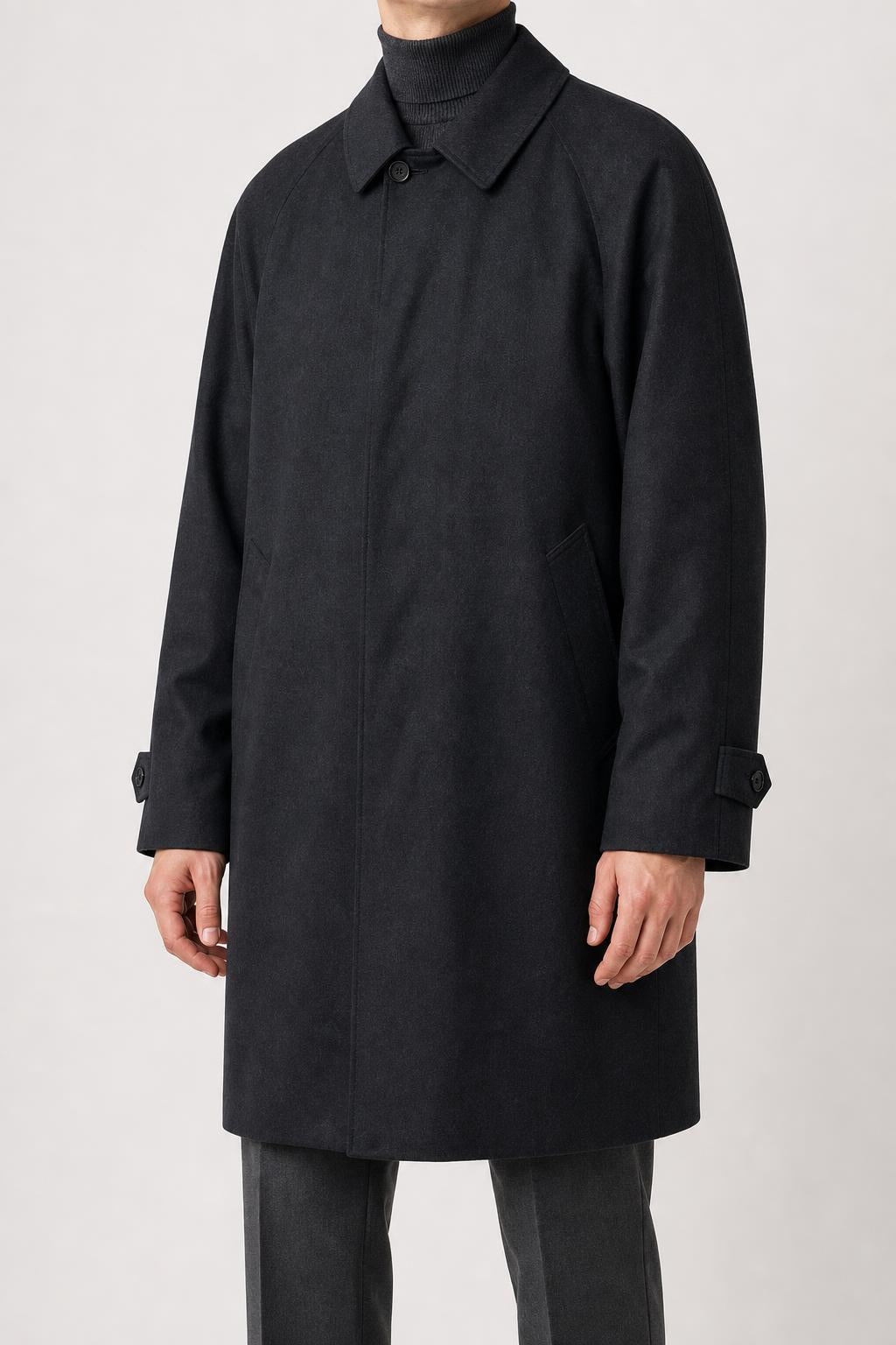 Soprabito monopetto nero Lobster vintage – Uomo Taglia L
