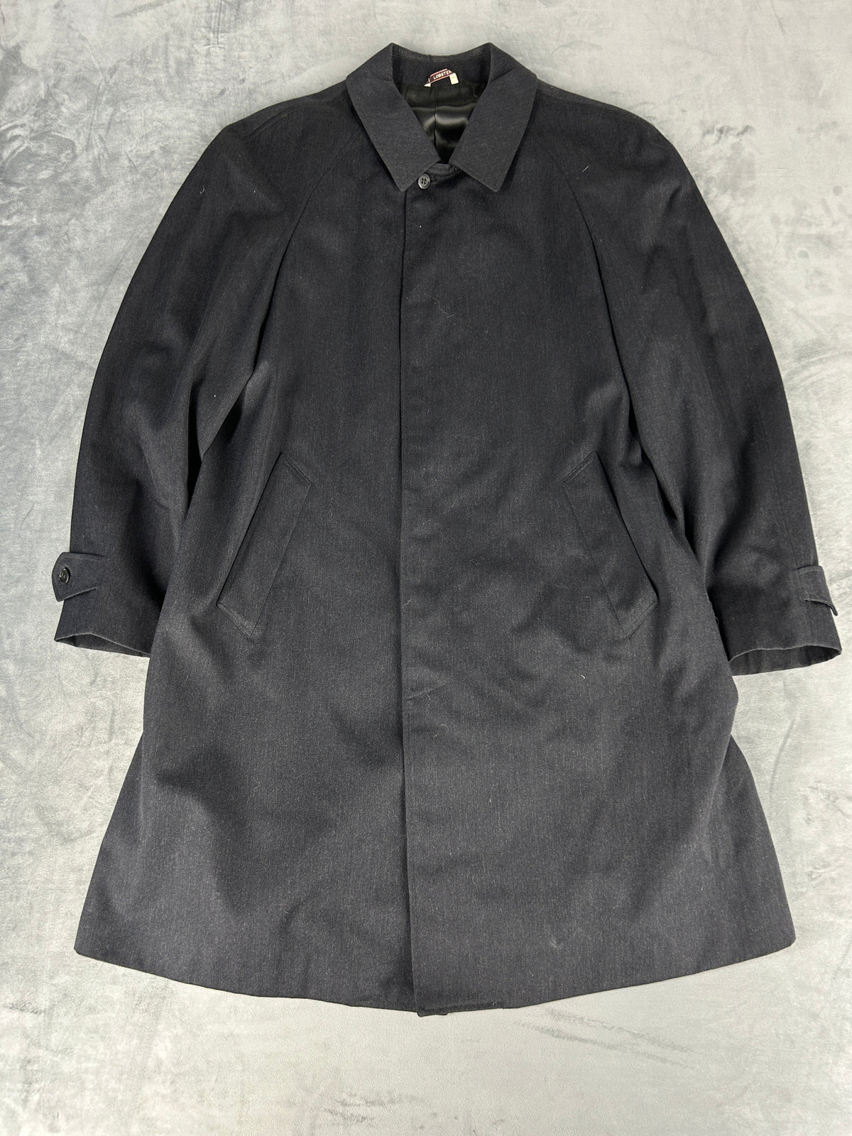 Soprabito monopetto nero Lobster vintage – Uomo Taglia L