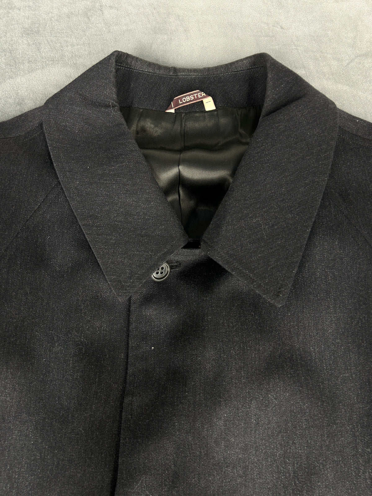 Soprabito monopetto nero Lobster vintage – Uomo Taglia L