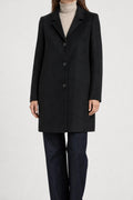 Cappotto nero in lana vintage – Donna Taglia L (IT 50)