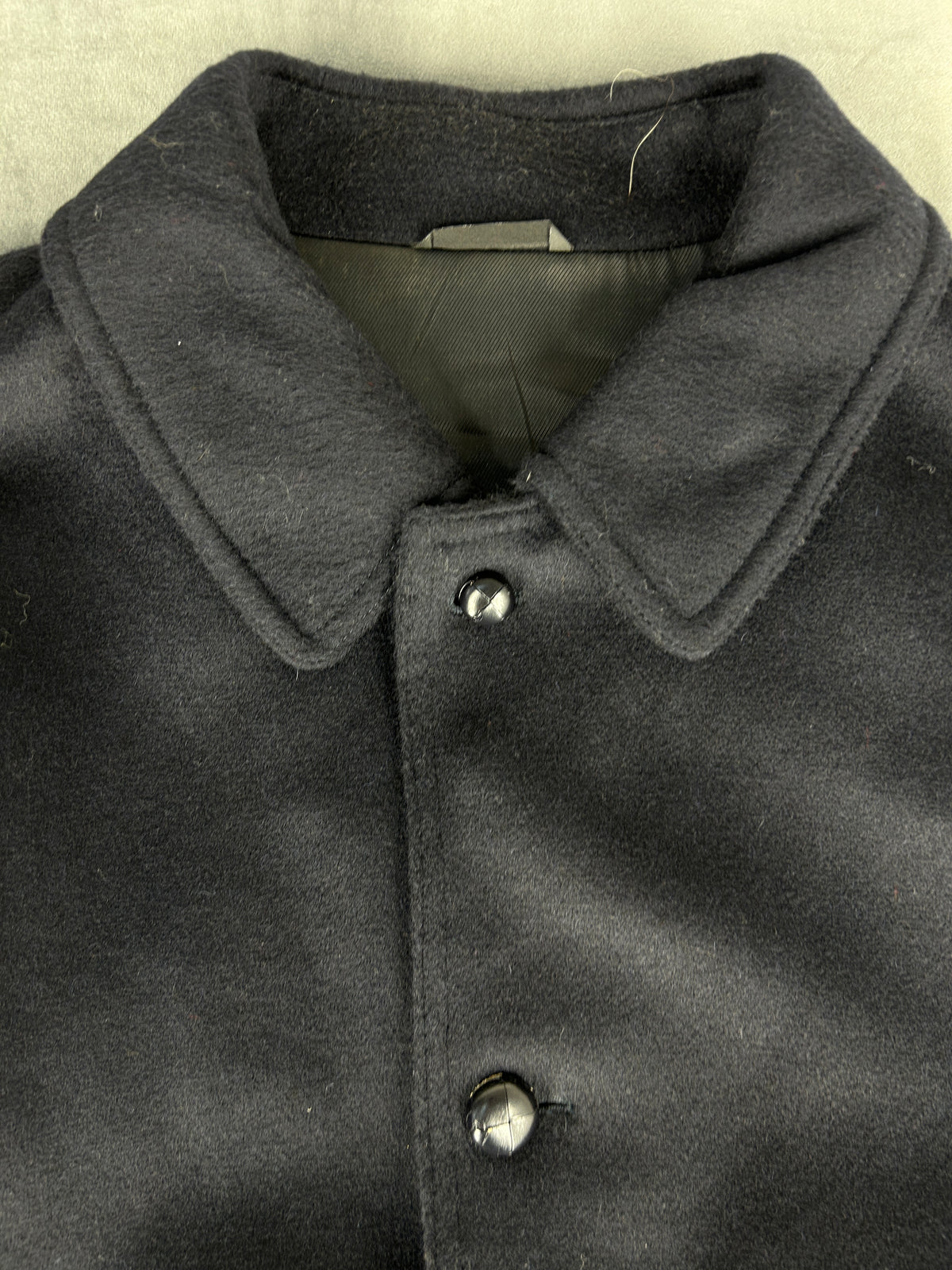 Cappotto car coat blu navy vintage – Uomo Taglia L