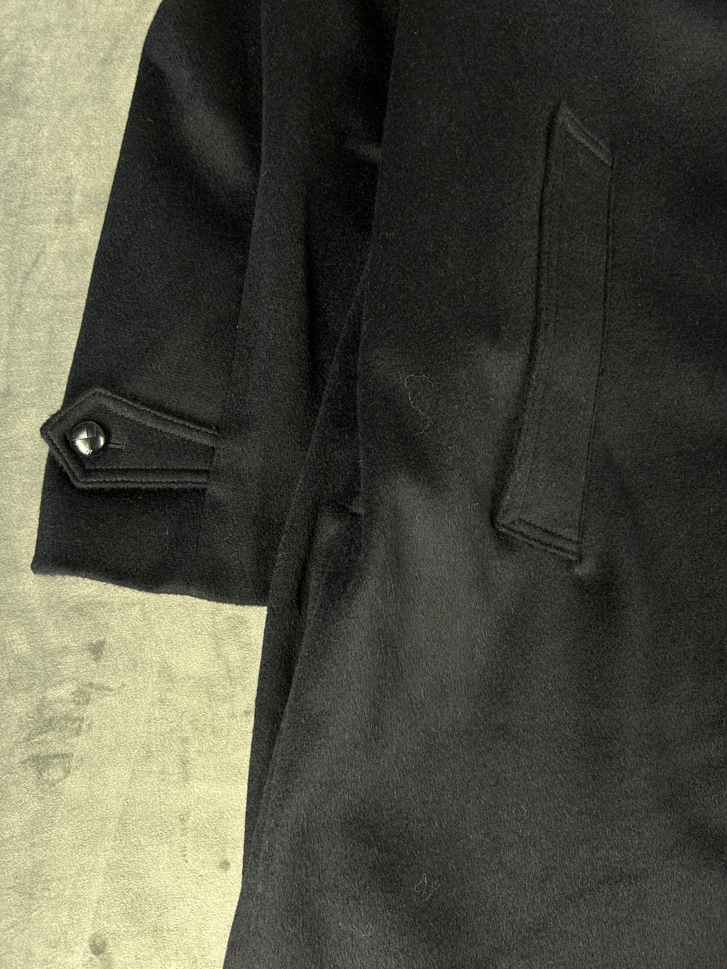 Cappotto car coat blu navy vintage – Uomo Taglia L