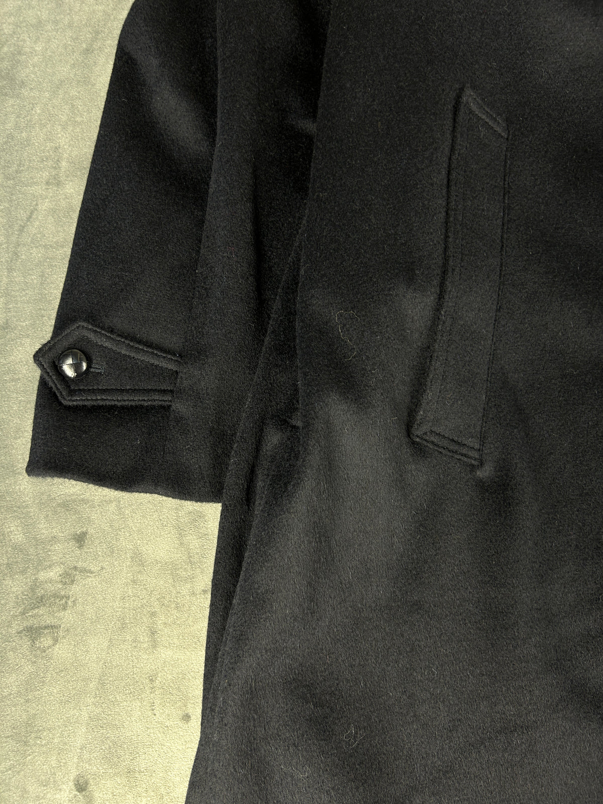 Cappotto car coat blu navy vintage – Uomo Taglia L
