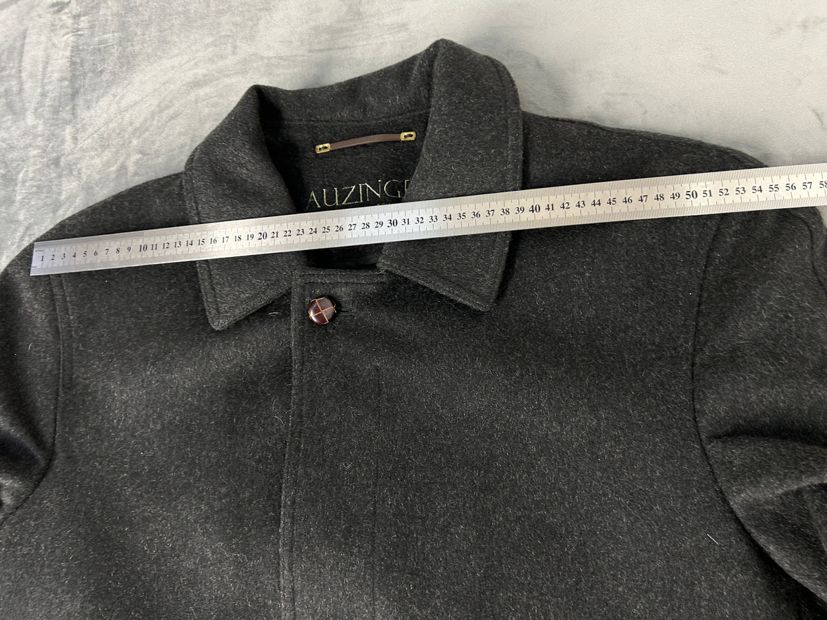 Cappotto car coat grigio antracite Auzinger vintage – Uomo Taglia M
