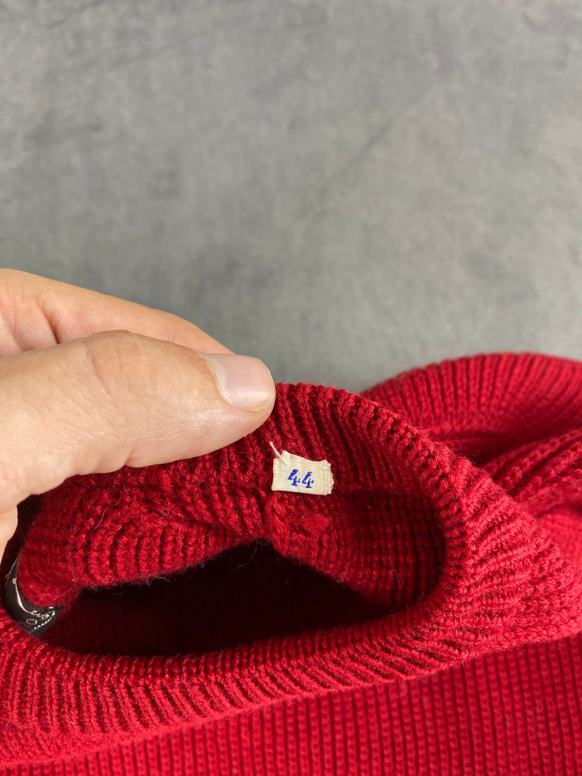 Maglione a coste rosso Morris Torino vintage – Donna Taglia L (IT 44)